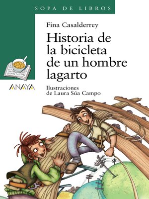 cover image of Historia de la bicicleta de un hombre lagarto